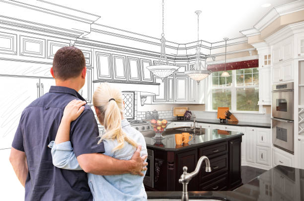 Professional Cabinet Refacing technician working in Annandale, VA